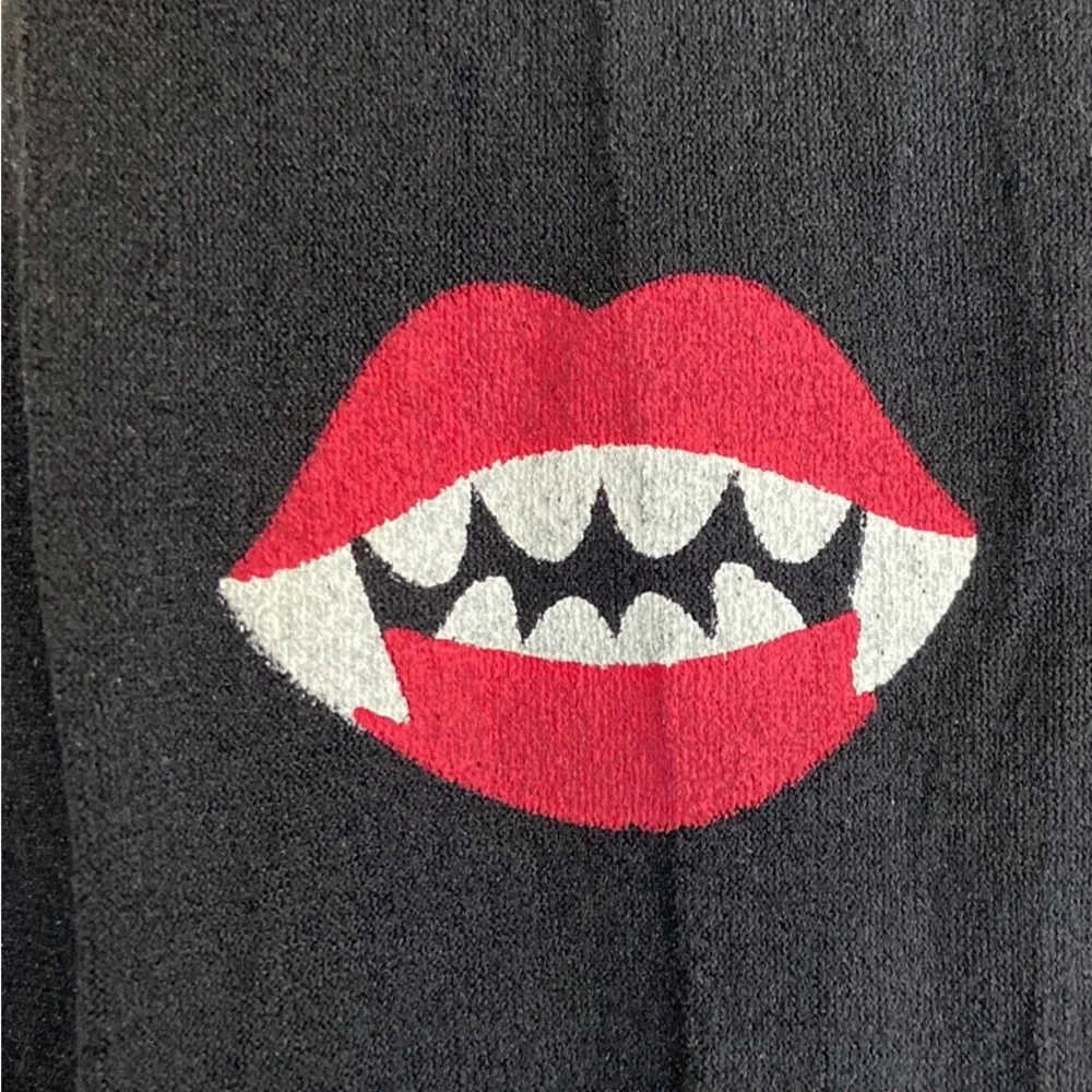 NWOT! Vampire teeth tights girl OS Halloween costume party spooky trick or treat